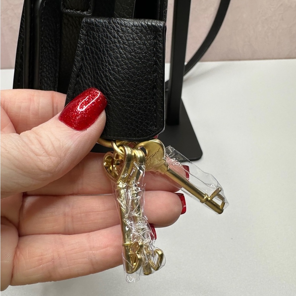 Betsey Johnson XOMarci Skull Embossed Crossbody Bag - Black - Picture 8 of 16